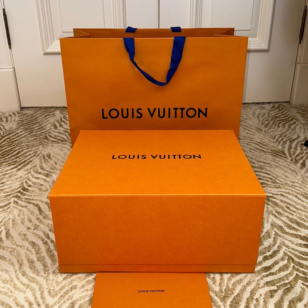 Louis Vuitton LARGE for neverfull tote BOX & SHOPPING BAG